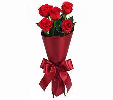 Букет 5 Красных роз Эдлесс Лав в Залужном