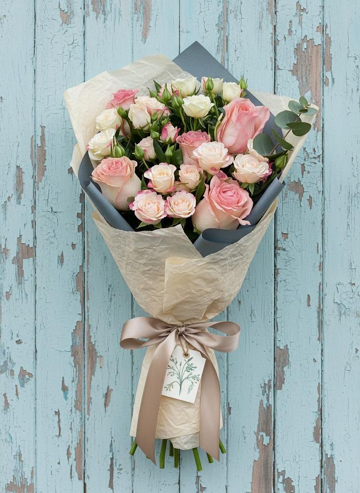 Букет цветов из: Розы в Залужном