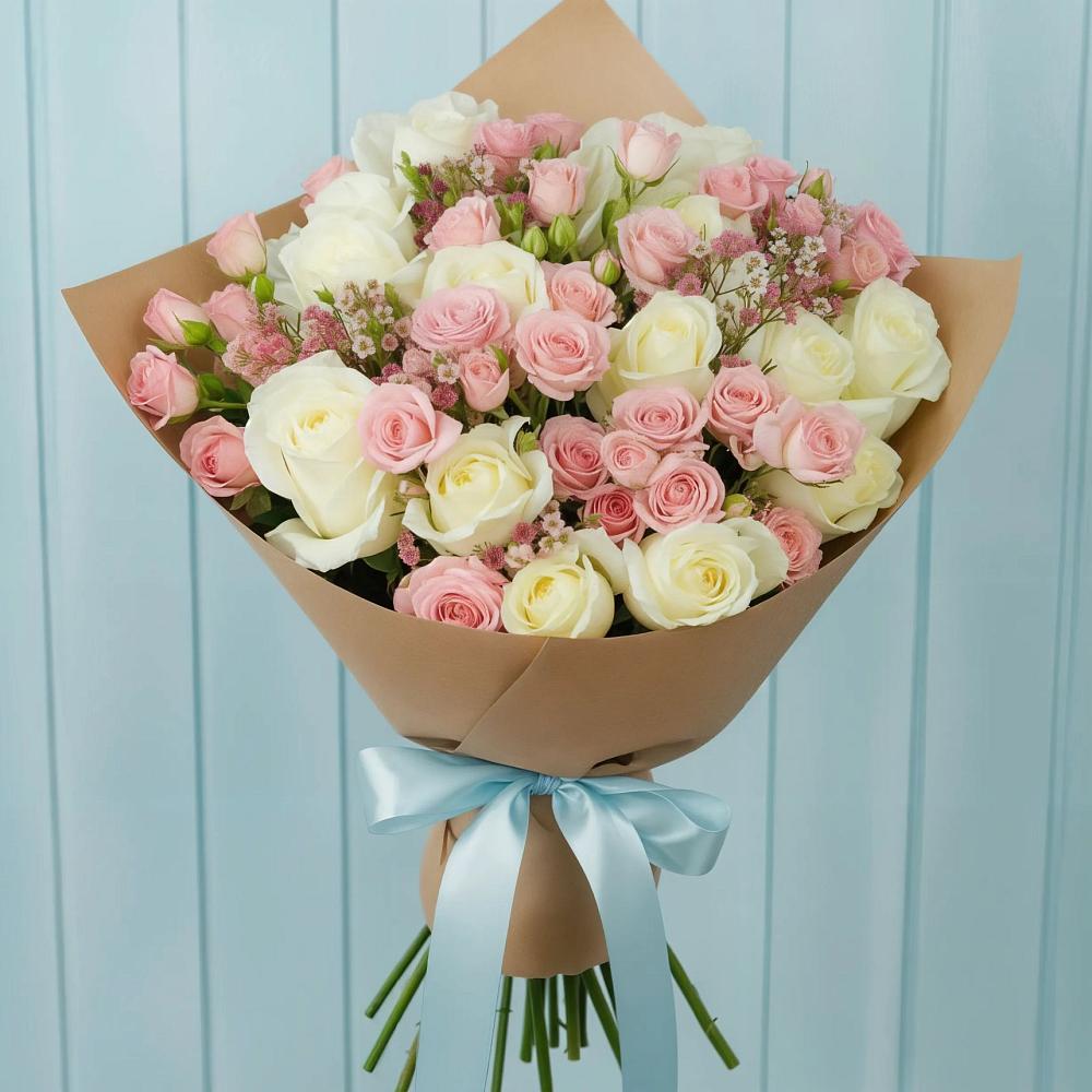 Букет цветов из: Розы в Залужном