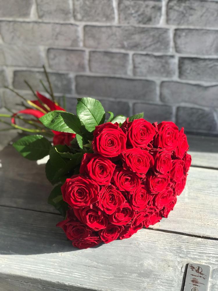 Букет Красные розы Фридом в Залужном