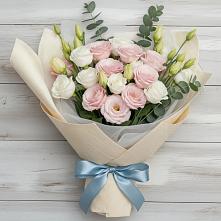 Букет цветов из:  Лизиантусы #REPLACE_PRED# Залужном