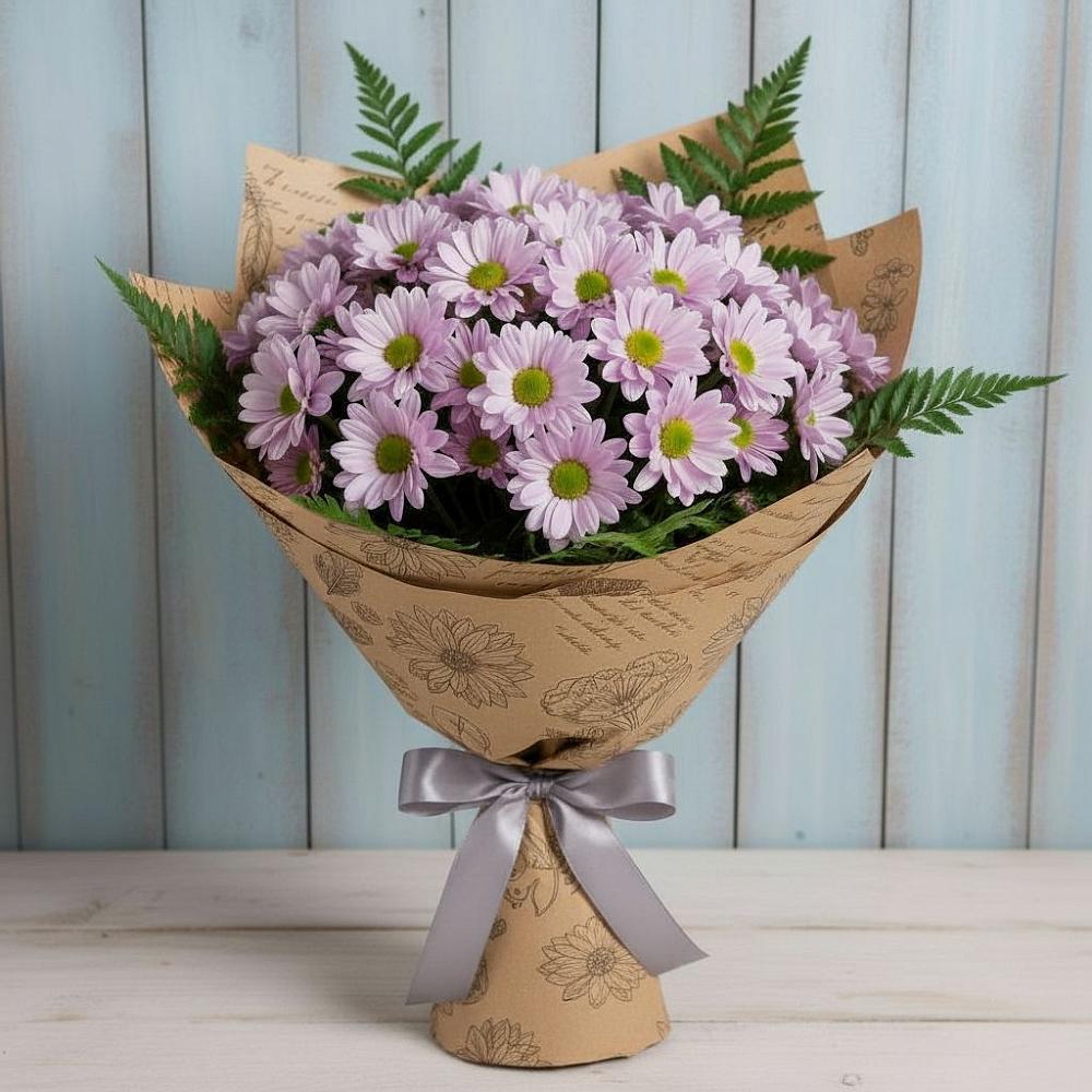 Букет цветов из: Хризантемы в Залужном