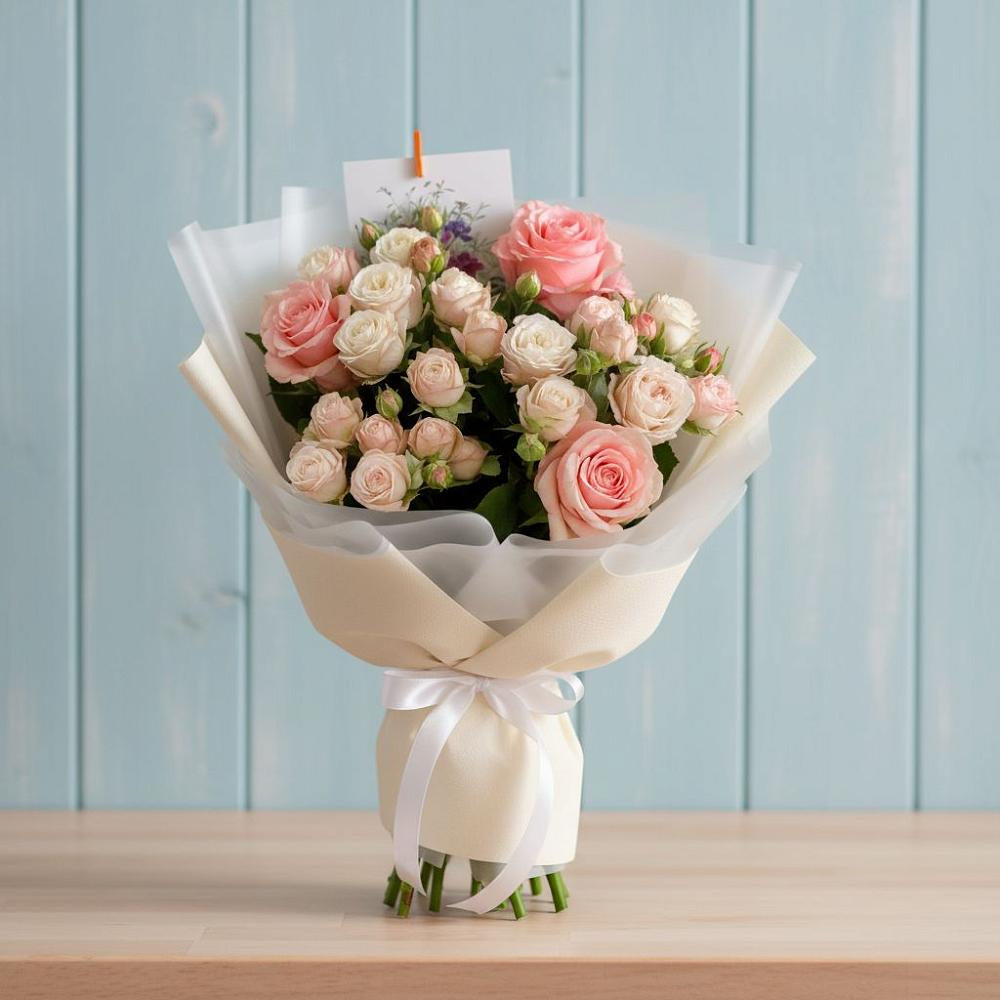 Букет цветов из: Розы в Залужном