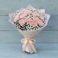 Букет цветов из:  Гвоздики в Залужном