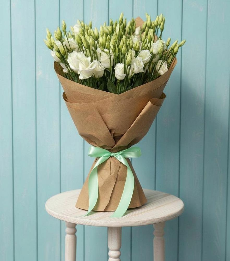 Букет цветов из: Лизиантусы в Залужном