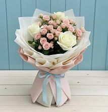 Букет цветов из:  Розы в Залужном