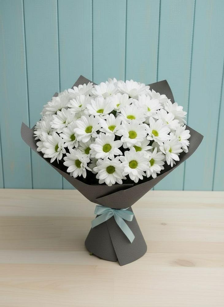 Букет цветов из: Хризантемы в Залужном