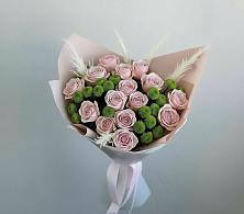 Букет цветов из:  Розы и Хризантемы #REPLACE_PRED# Залужном