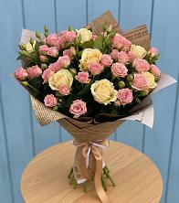 Букет цветов из:  Розы в Залужном