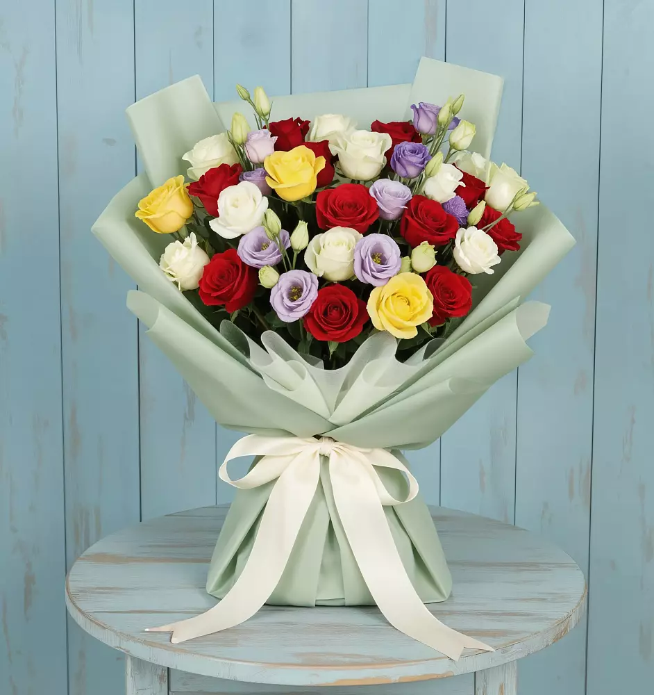 Букет цветов из: Розы в Залужном