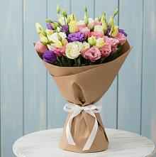 Букет цветов из:  Лизиантусы в Залужном